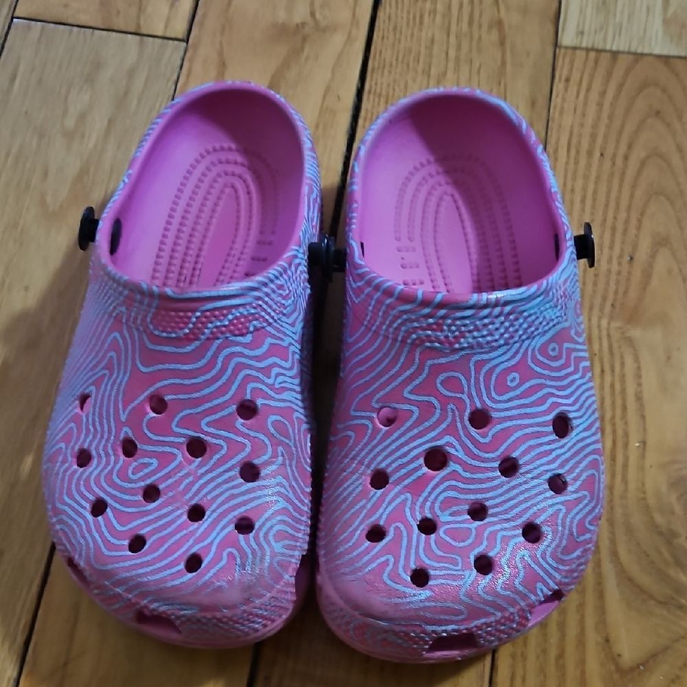 Crocs Kids Pink and Blue